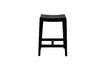 Miniature Tabouret en bois noire Kent 5