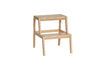 Miniature Tabouret en placage de chêne clair Alp 3