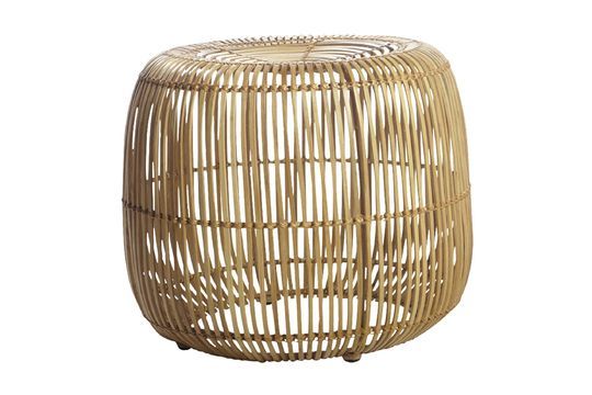 Tabouret en rotin beige Modern Détouré