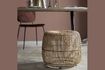 Miniature Tabouret en rotin beige Modern 2