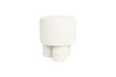 Miniature Tabouret en tissu blanc Marcos 1