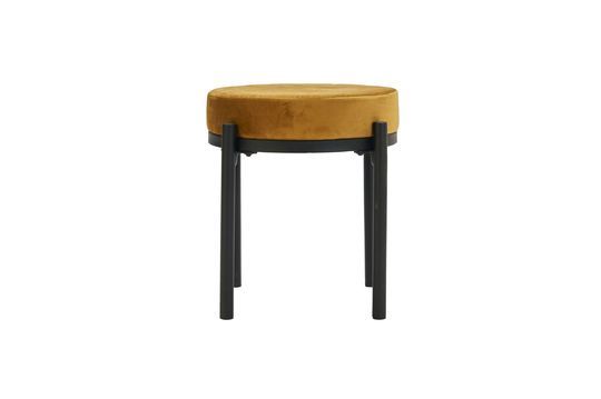 Tabouret en velours olive Lao Détouré