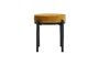 Miniature Tabouret en velours olive Lao Détouré