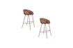 Miniature Tabouret Feston Rouge 6