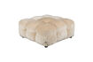 Miniature Tabouret Hackman en velours beige 3