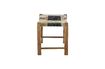 Miniature Tabouret marron en toile de jute Verde 6