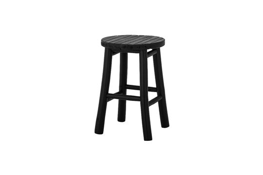 Tabouret noir en bambou Bilbo