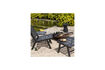 Miniature Tabouret Ø28x40 cm bois de paulownia noir Borre 4