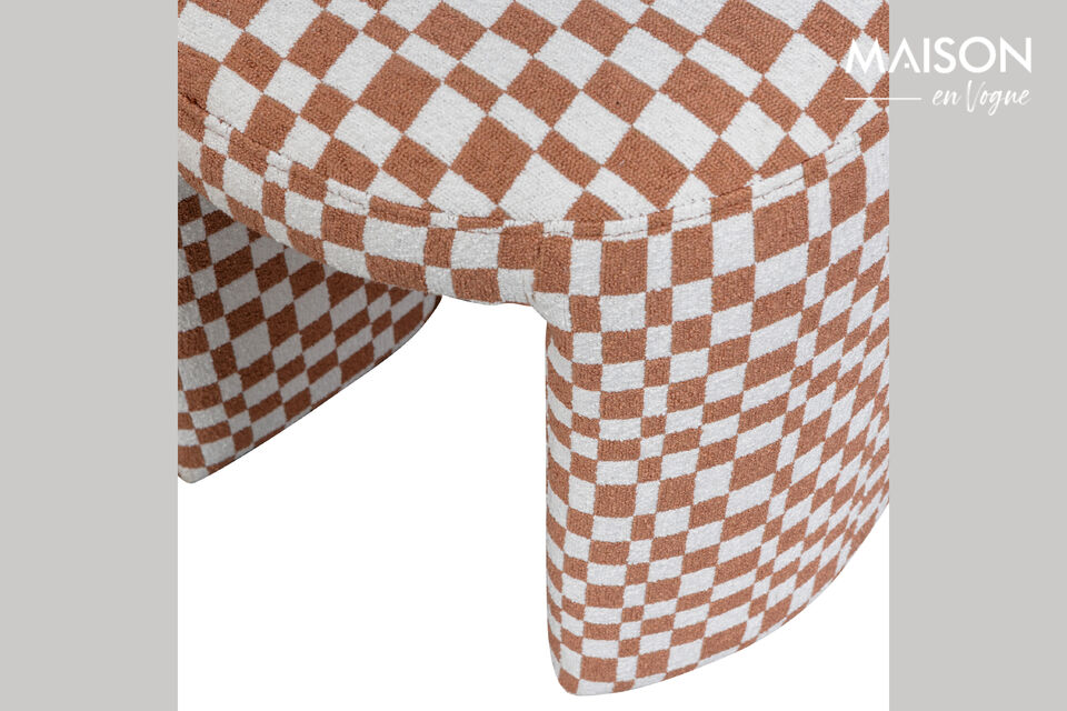 Caracteristiques Notre tissu Chess est un textile tisse avec un design unique et un motif de
