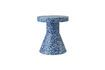 Miniature Tabouret-table d'appoint bleu Bit 5