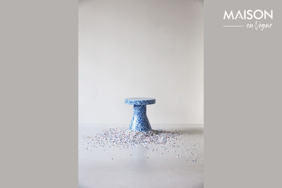 Tabouret-table d'appoint bleu Bit Normann Copenhagen