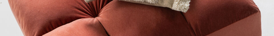 Descriptivo Materiales  Taburete 48x100 cm Terciopelo Blush ALLURE