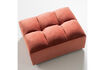 Miniatura Taburete 48x100 cm Terciopelo Blush ALLURE 3