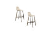 Miniatura Taburete de bar de tela beige Franky 7