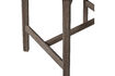 Miniatura Taburete de bar H94 cm roble y tela marrón UDAR 7