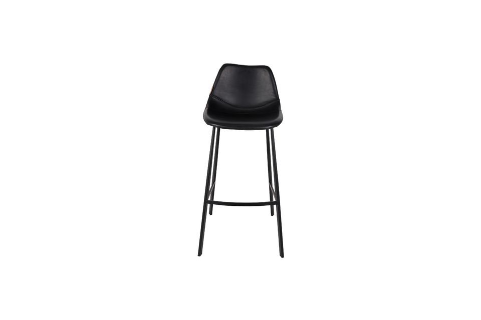 Taburete de bar negro Franky - 11