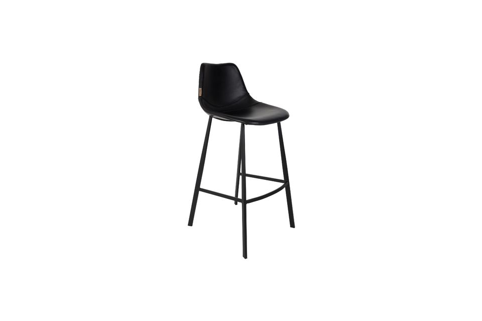 Taburete de bar negro Franky - 6