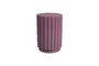 Miniatura Taburete de Madera Morado Camila Clipped