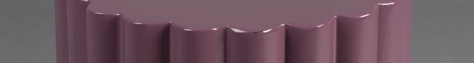 Descriptivo Materiales  Taburete de Madera Morado Camila