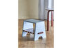 Miniatura Taburete de MDF multicolor Liova 3