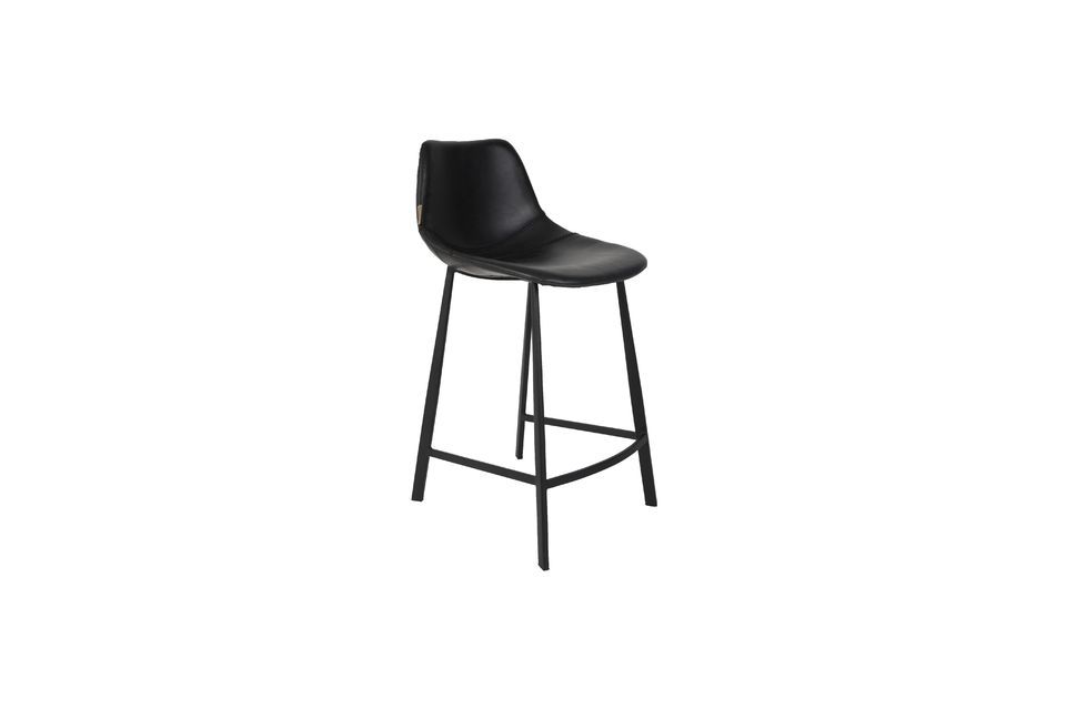 Taburete de mostrador negro Franky DutchBone