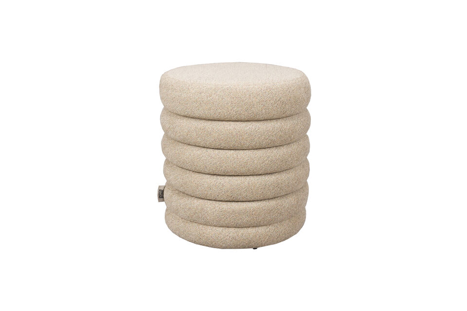 Taburete Fern en color beige DutchBone