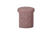 Miniatura Taburete tapizado en chenilla blush Charlie 5
