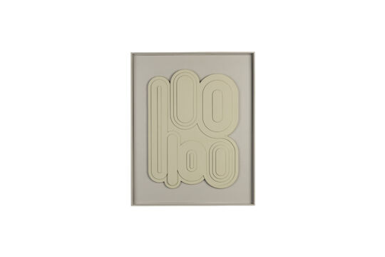 Tafel aus Gips in beige August