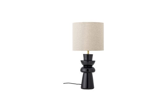 Zie de productbeschrijving tafellamp D25xH53 cm van zwart aardewerk Lio Tafellamp D25xH53 cm van zwart aardewerk Lio