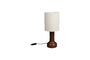 Miniatuur Tafellamp in beige rubber Jones Productfoto