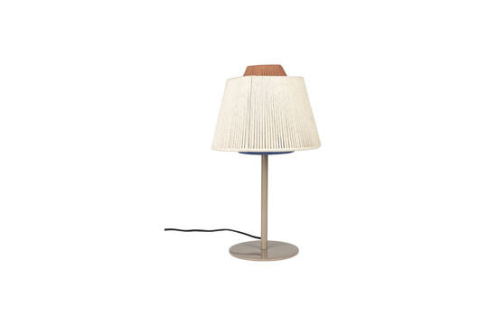 Zie de productbeschrijving tafellamp in blauwe stof Yumi Tafellamp in blauwe stof Yumi