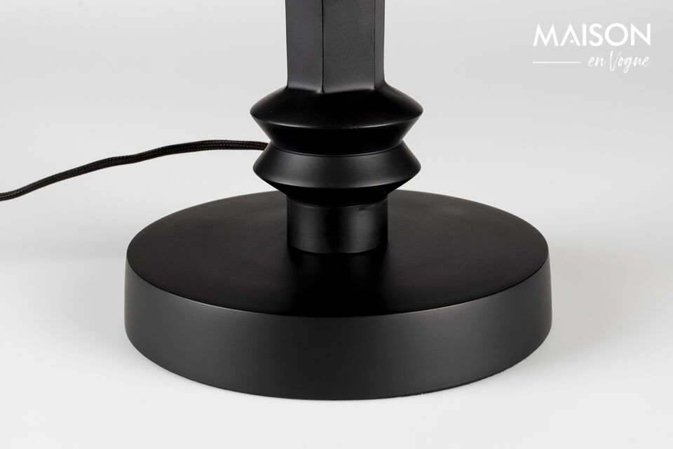 Tafellamp in zwart aluminium Totem - 16