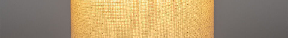 Benadrukte materialen Tafellamp Nook Beige