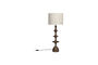 Miniatuur Tafellamp van bruin mangohout Cath Productfoto