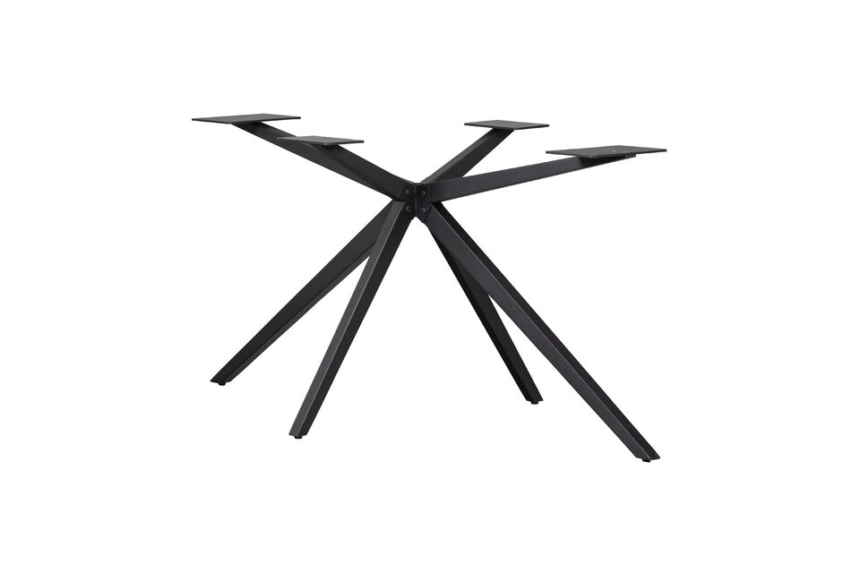 Tafelpoot kruispoot XL metaal zwart HOLLAND Woood