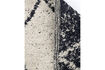 Miniature Tapis 140x200 cm en coton noir et blanc cassé HDCruz 3