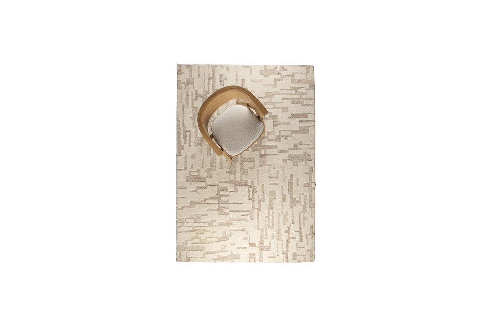 Tapis 160x230 cm en laine beige Hills - 13