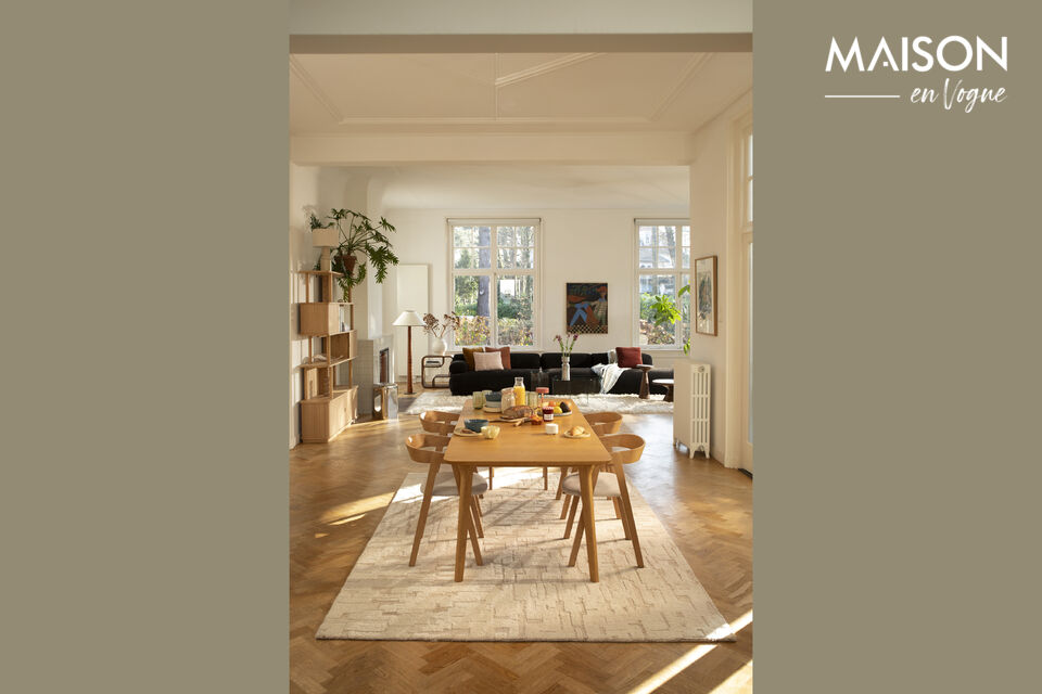Avec son design élégant tissé à la main