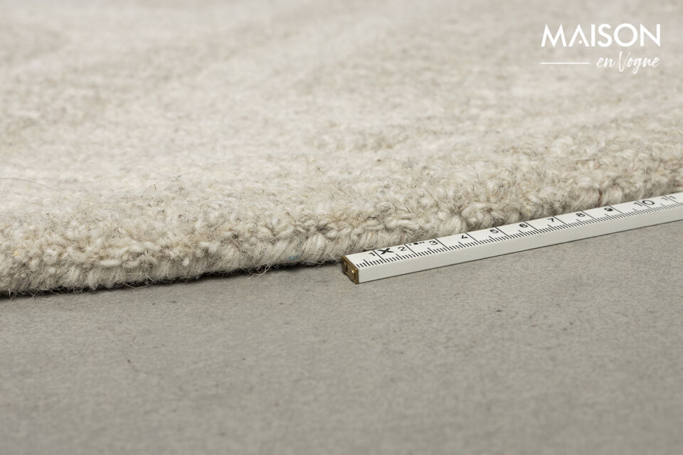 Tapis 160x230 cm en laine blanc Forms - 14