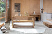 Miniature Tapis 160x230 cm en laine blanc Forms 2