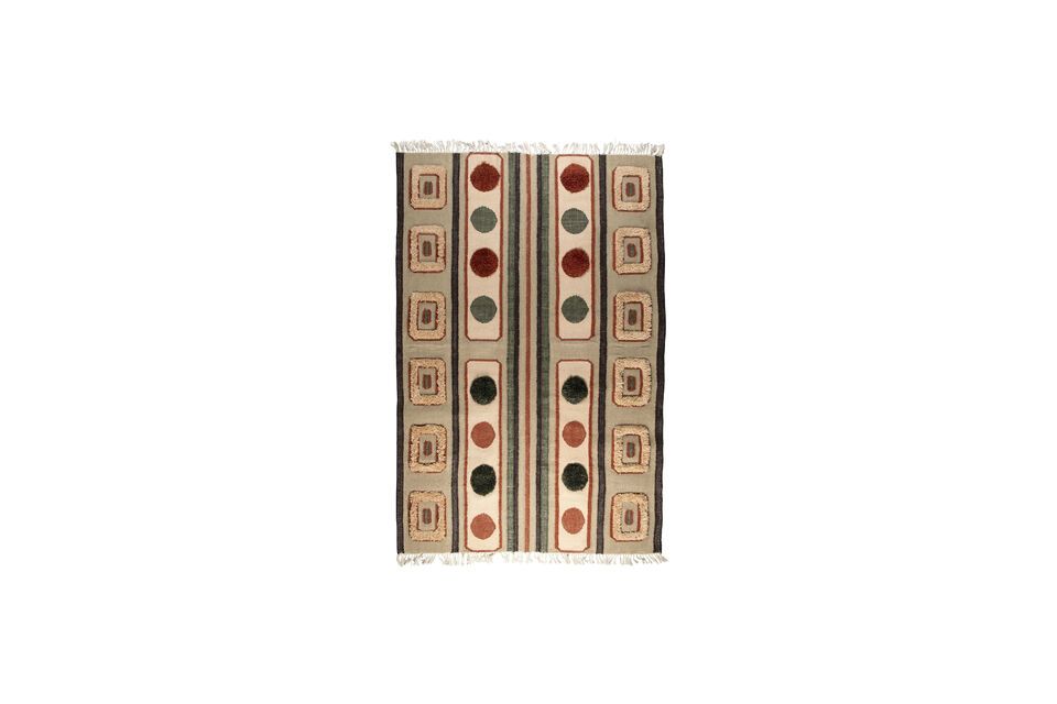 Tapis 160x230 cm en polyester gris Haydon DutchBone