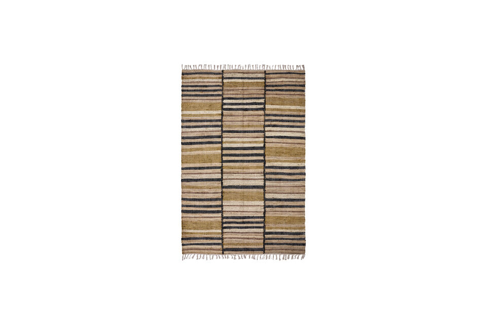 Tapis 160x230 cm Jute et Coton Multicolore HDListra House Doctor