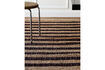 Miniature Tapis 160x230 cm Jute Marron et Naturel Block 2