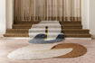 Miniature Tapis 160x257 cm en polyester brun Phila 11