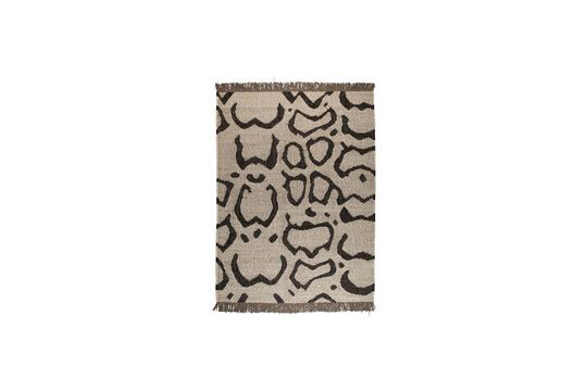 Tapis 170x240 cm en laine beige Ayaan Détouré