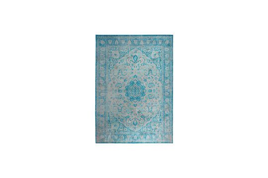 Tapis 200x200 cm en viscose bleu Chi