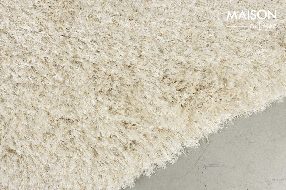 Tapis 200x290 cm en laine beige Tasty - 8