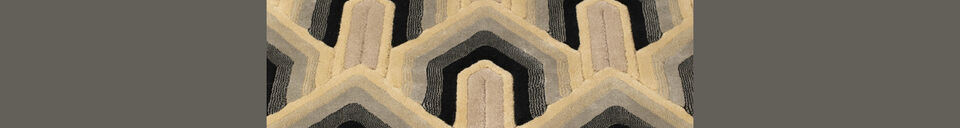 Mise en avant matière Tapis 200x290 cm en plastique beige Lockhart