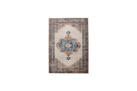 Tapis 200x300 cm en tissu bleu Mahal