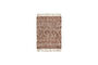 Miniature Tapis 60x90 cm Jute et Coton Marron Ethnic Détouré